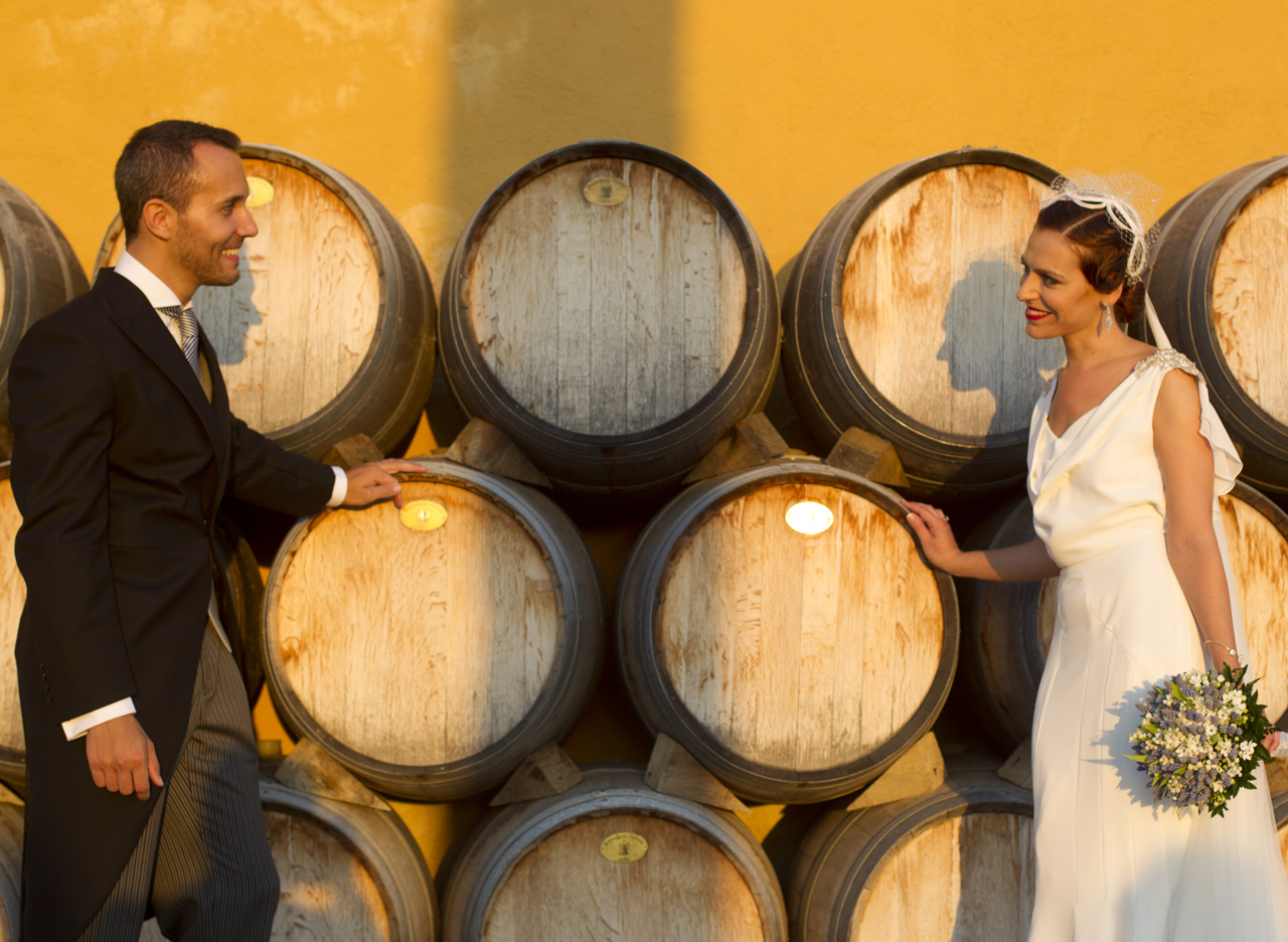 Wedding Boda Novios A-0513 Can Bonastre Wine Resort